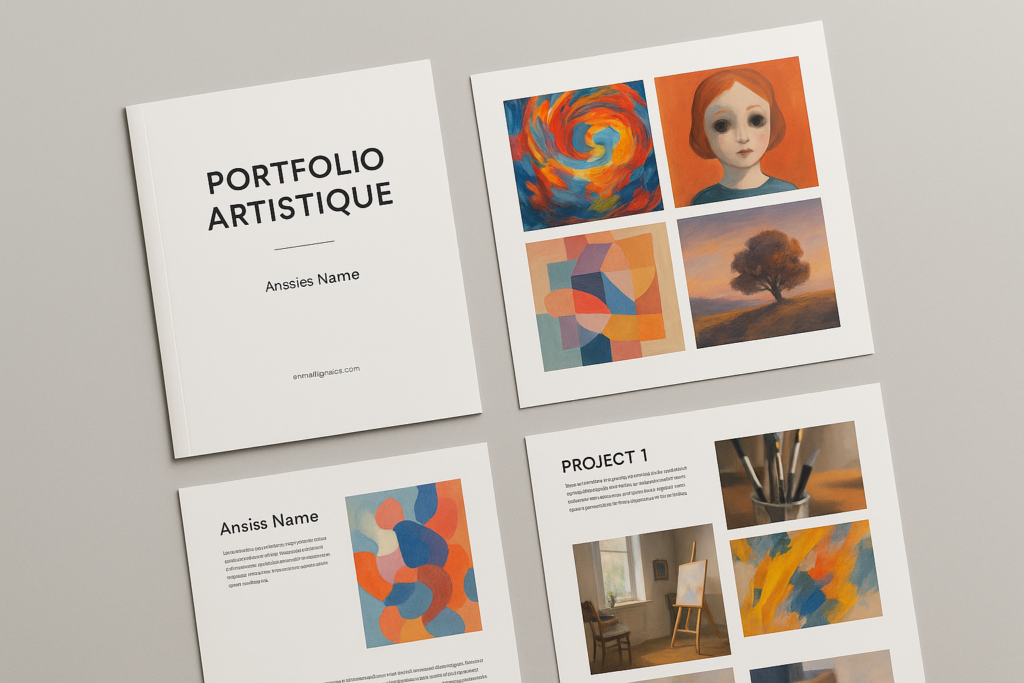 portfolio artistique pdf