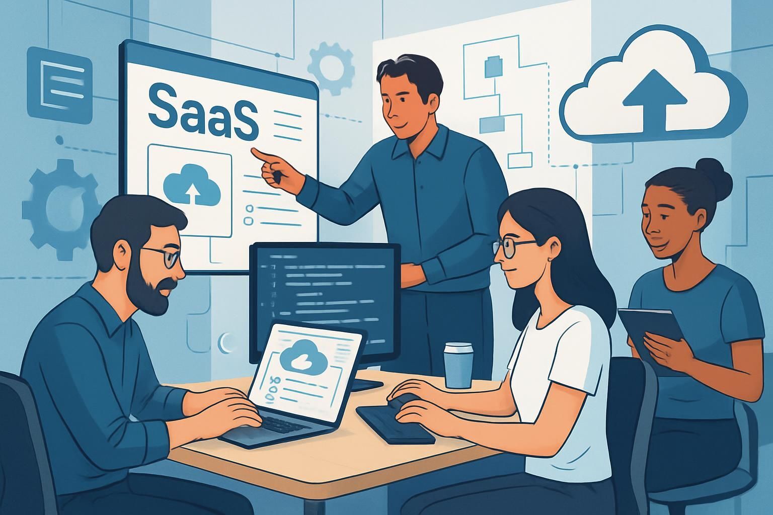 Découvrez les étapes clés du développement de solutions SaaS sur mesure, de l'analyse des besoins à la mise en production. Optimisez votre projet grâce à des conseils pratiques et des bonnes pratiques pour réussir votre application SaaS personnalisée.