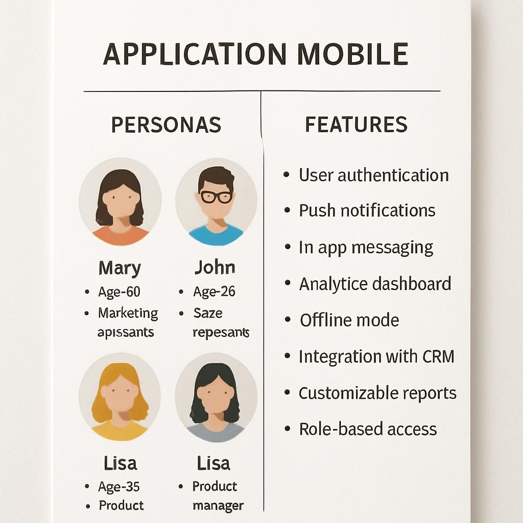 Découvrez et téléchargez un exemple de cahier des charges pour application mobile. Ce modèle gratuit vous aide à structurer efficacement votre projet d’application, assurer le suivi et communiquer avec vos développeurs.